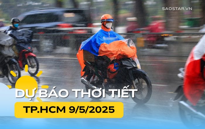 Thời tiết TP.HCM hôm nay (9/5)