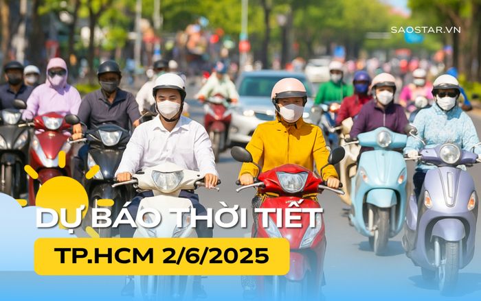 Thời tiết TP.HCM hôm nay (2/6)