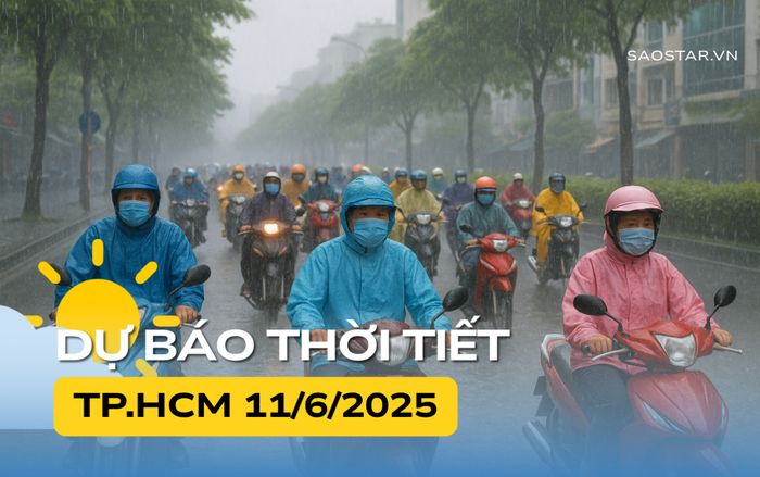 Thời tiết TP.HCM và Nam Bộ hôm nay (11/6)
