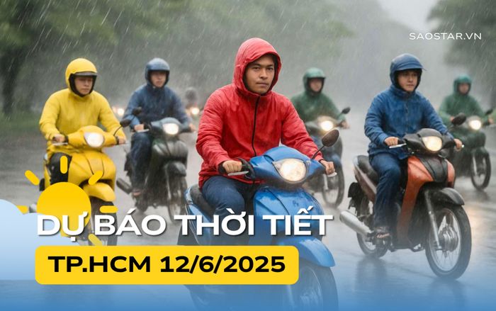 Thời tiết TP.HCM và Nam Bộ hôm nay (12/6)