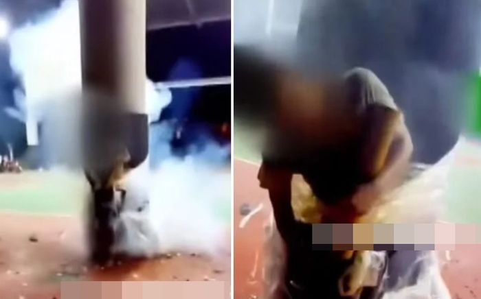 Nhóm học sinh ném pháo vào người bạn trong ngày sinh nhật gây phẫn nộ