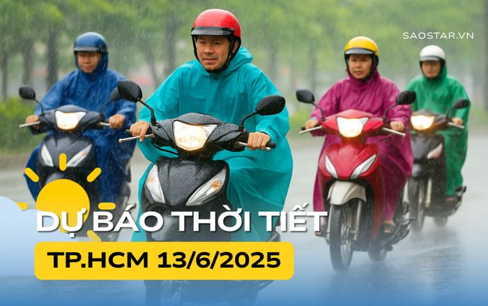 Thời tiết TP.HCM và Nam Bộ hôm nay (13/6)