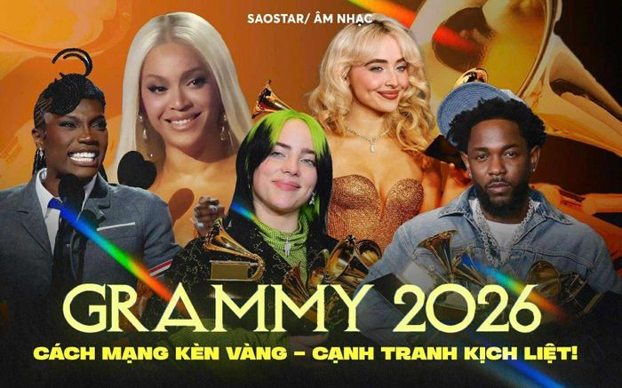 Grammy 2026: Cuộc 'cách mạng kèn vàng' tạo tính cạnh tranh nóng hơn bao giờ hết!