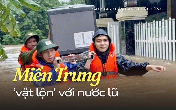 Bão số 1 gây mưa lớn, 3 địa phương ở miền Trung 'vật lộn' với nước lũ