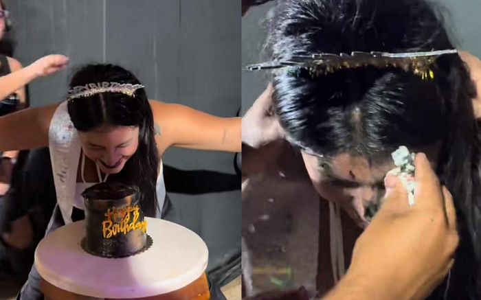 Bị úp mặt vào bánh kem có tăm nhọn, cô gái bị thương trong chính ngày sinh nhật