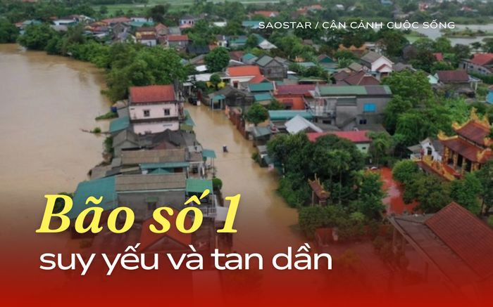 Bão số 1 suy yếu và tan dần, không còn ảnh hưởng đến Việt Nam
