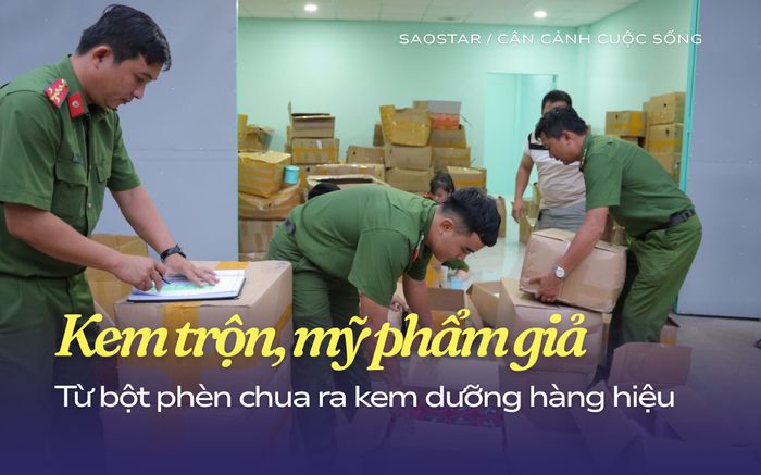 Đường dây 12 tấn kem trộn, mỹ phẩm giả: Tá hoả với nguyên liệu dùng để pha chế