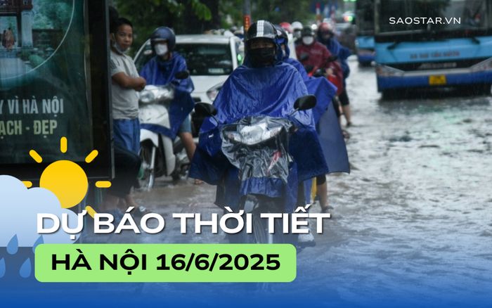 Dự báo thời tiết thành phố Hà Nội trong ngày 16/6