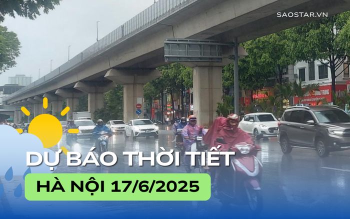 Dự báo thời tiết thành phố Hà Nội trong ngày 17/6