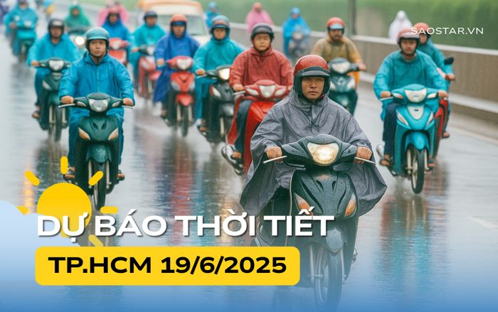 Thời tiết TP.HCM và Nam Bộ hôm nay (19/6)