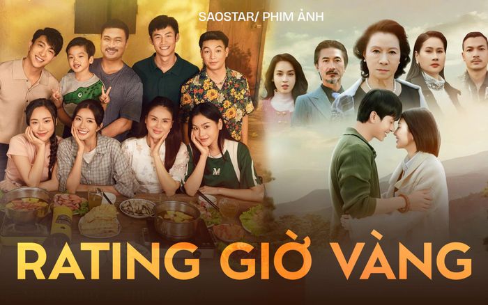 Rating giờ vàng: Dịu Dàng Màu Nắng tăng nhanh, Mặt Trời Lạnh cháy đều