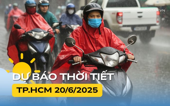 Thời tiết TP.HCM và Nam Bộ hôm nay (20/6)