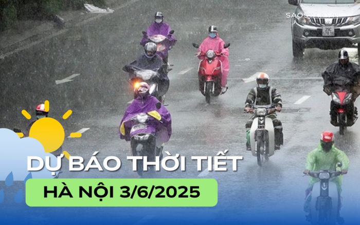 Dự báo thời tiết thành phố Hà Nội trong ngày 3/6