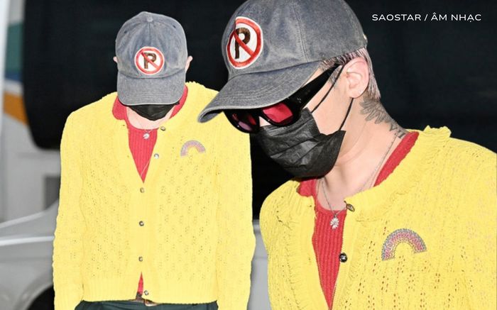 G-Dragon khởi hành đến Việt Nam, diện trang phục khiến fan nức lòng