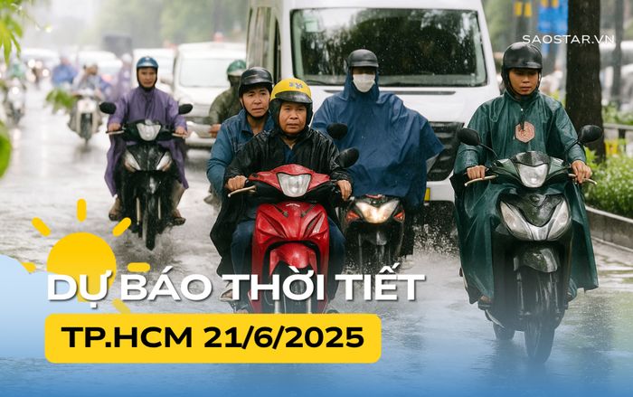 Thời tiết TP.HCM và Nam Bộ hôm nay (21/6)