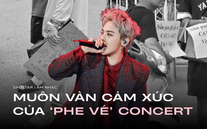Muôn vàn cảm xúc của 'phe vé' trước cổng concert có G-Dragon