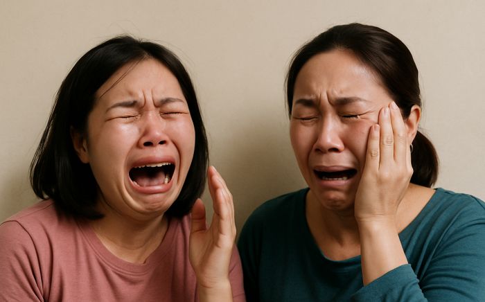 Tả lại nét riêng của mẹ và dì, bé gái tiểu học khiến 2 nhân vật chính 'khóc thét'