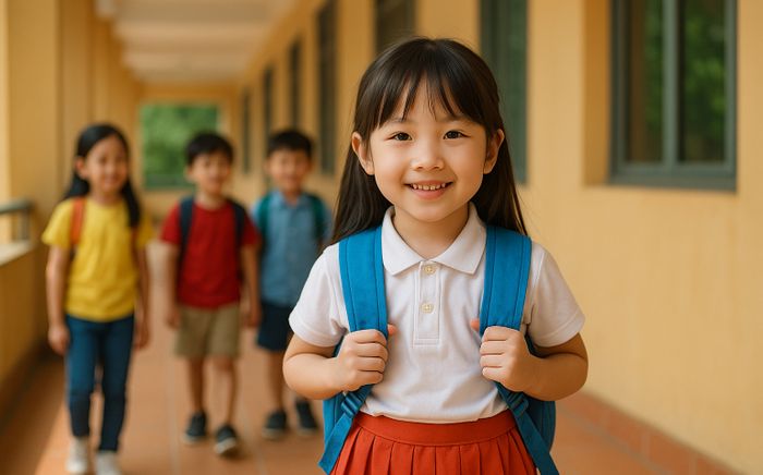 Con gái viết 2 câu văn về bố, bố đọc xong 'mát lòng mát dạ' vô cùng