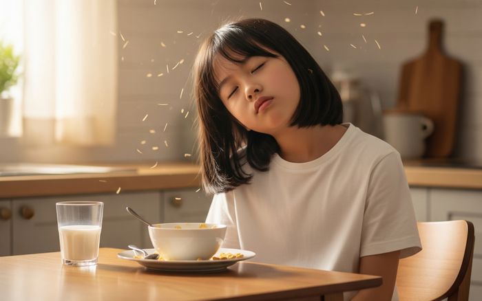 Con gái 10 tuổi bỏ ăn sáng nhiều ngày, bố mẹ tá hoả khi đưa đi thăm khám