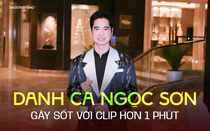 Clip hơn 1 phút của danh ca Ngọc Sơn gây sốt