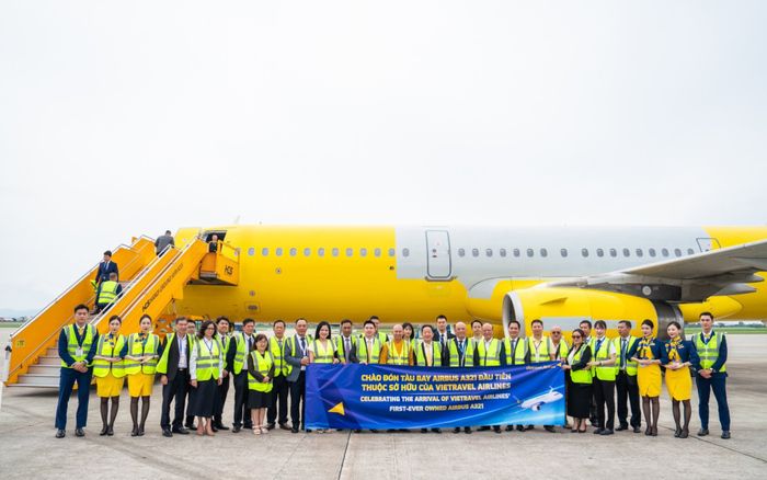 Vietravel Airlines đón máy bay Airbus A321 đầu tiên thuộc sở hữu của hãng