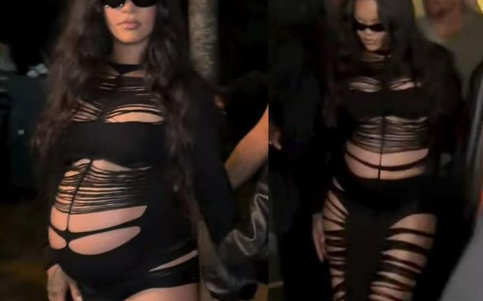 Nữ ca sĩ hàng đầu showbiz gây sốc khi diện đồ khoe bụng bầu ngoài đường