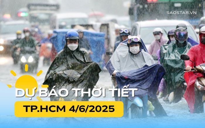 Thời tiết TP.HCM hôm nay (4/6/)