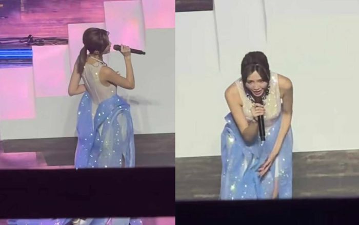 Nữ ca sĩ nổi tiếng bị nghi không mặc nội y trên sân khấu, khán giả chỉ trích gay gắt