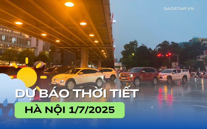 Dự báo thời tiết thành phố Hà Nội trong ngày 1/7