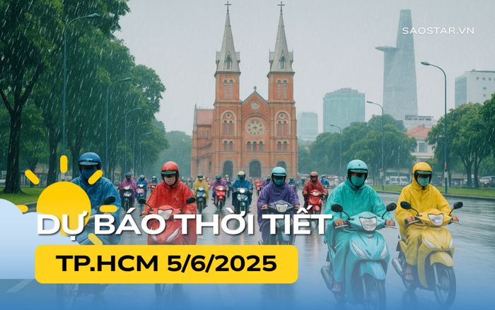 Thời tiết TP.HCM hôm nay (5/6)