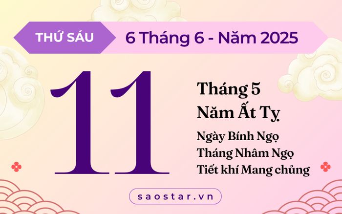 Lịch âm hôm nay 6/6: Tốt cho khai trương và giải quyết tranh chấp