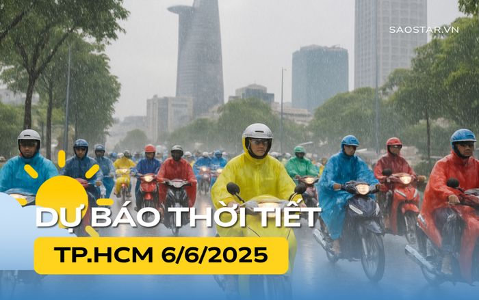 Thời tiết TP.HCM hôm nay (6/6)