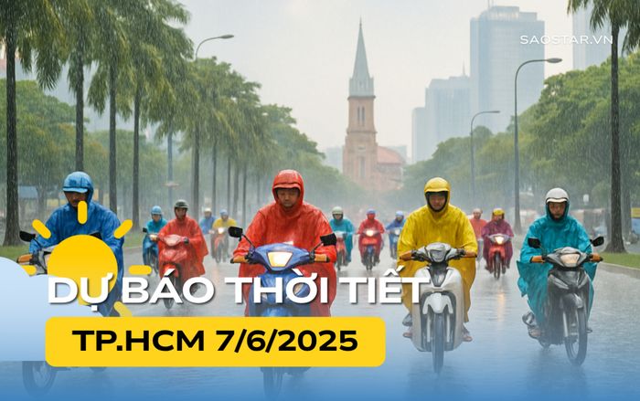 Thời tiết TP.HCM hôm nay (7/6)