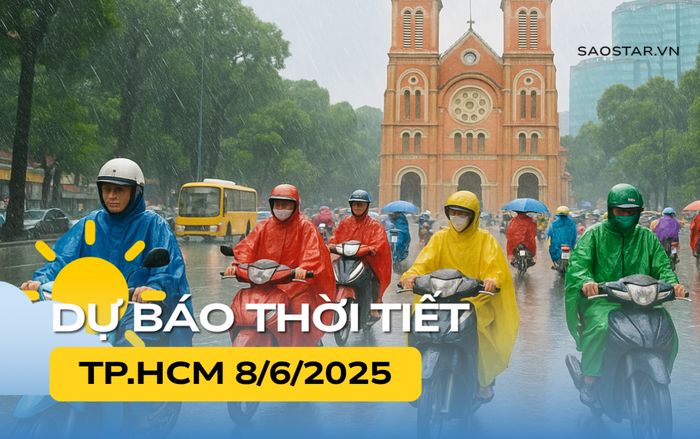 Thời tiết TP.HCM hôm nay (8/6)