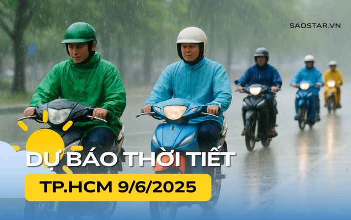 Thời tiết TP.HCM hôm nay (9/6)