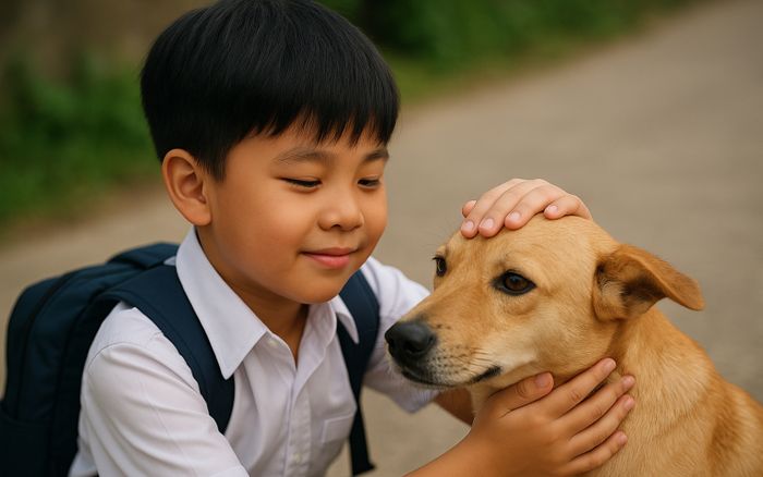 Học trò làm bài văn tả con chó, cô giáo yêu cầu làm lại nhưng dân mạng ai cũng thích thú