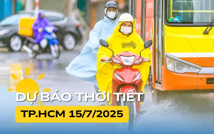 Thời tiết ngày mai (15/7) tại TP.HCM và Nam Bộ
