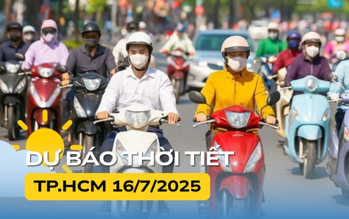 Thời tiết ngày mai (16/7) tại TP.HCM và Nam Bộ