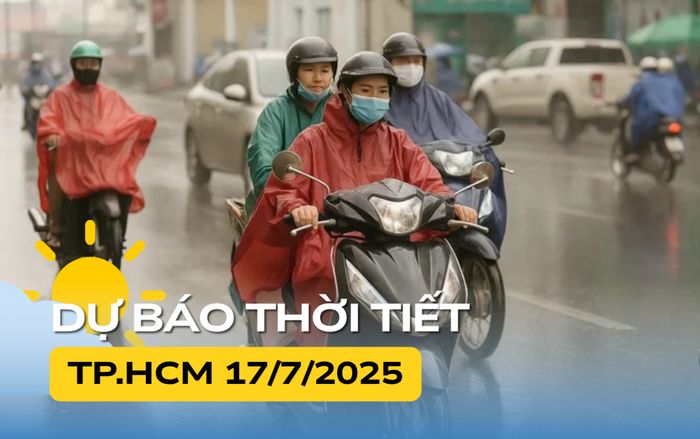 Thời tiết ngày mai (17/7) tại TP.HCM và Nam Bộ