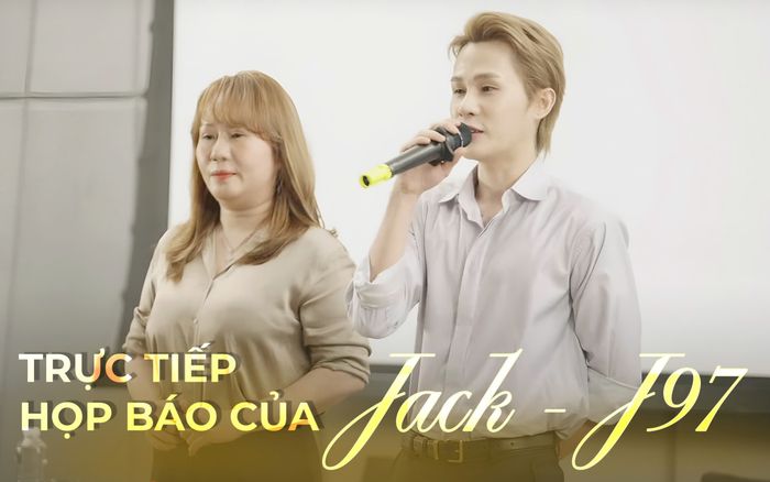 Trực tiếp họp báo của Jack: Nam ca sĩ xin lỗi mẹ, gửi lời đến Thiên An và bé Sol