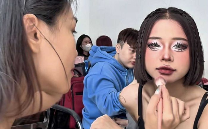 Vỡ mộng trước lớp trang điểm phong cách Douyin ngoài đời thực