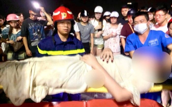 Danh tính cô gái nhảy hồ giáp Công viên nước Hồ Tây