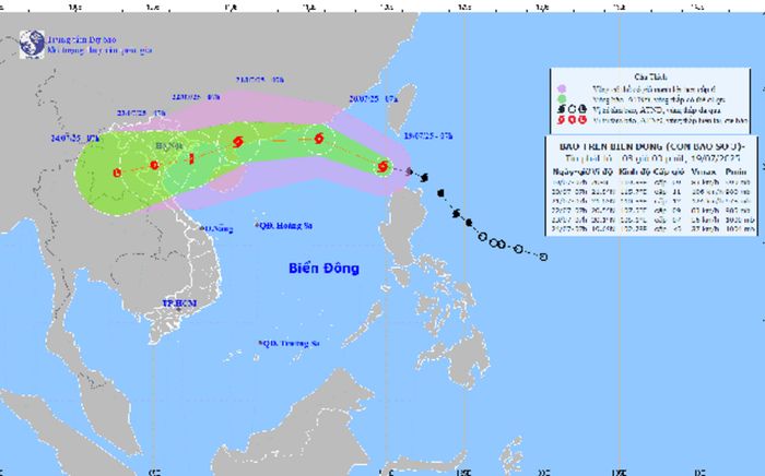 Bão WIPHA có khả năng đổ bộ vào Quảng Ninh - Thanh Hóa