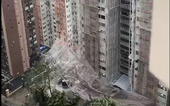 Bão Wipha càn quét một thành phố: 711 cây đổ, 5 giàn giáo sập và 7 điểm ngập lụt