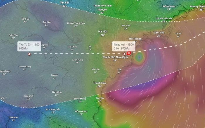 Bão số 3 lại tăng cấp, tiến sát đất liền từ Quảng Ninh đến Thanh Hóa