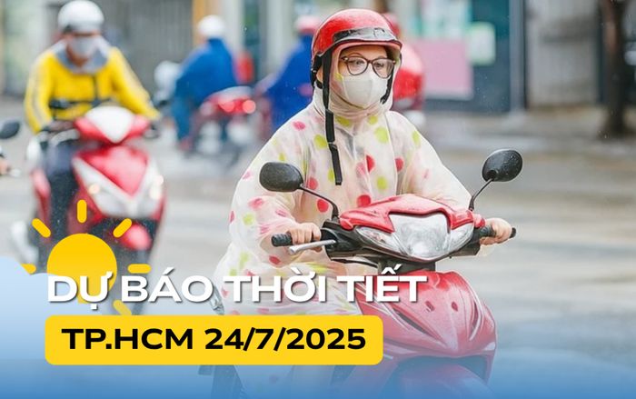 Thời tiết ngày mai (24/7) tại TP.HCM và Nam Bộ