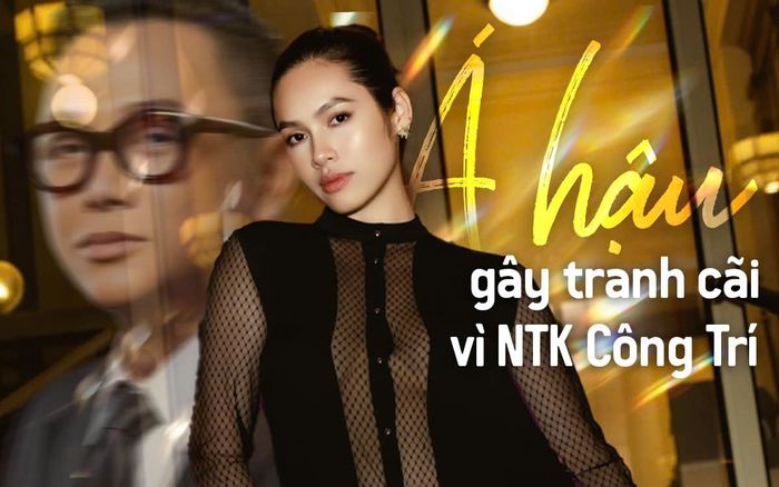 Một Á hậu Việt gây tranh cãi vì NTK Công Trí