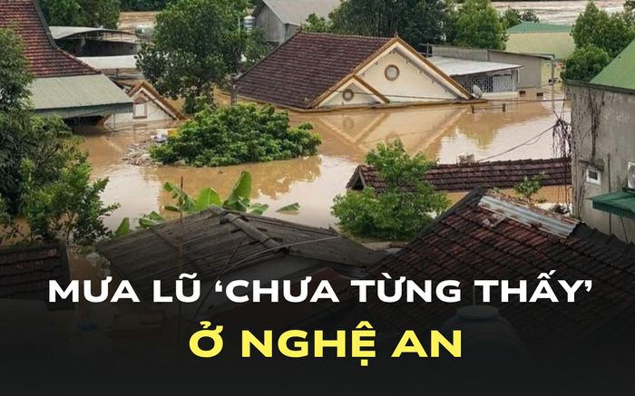 Nguyên nhân gây mưa lũ khủng khiếp tại Nghệ An