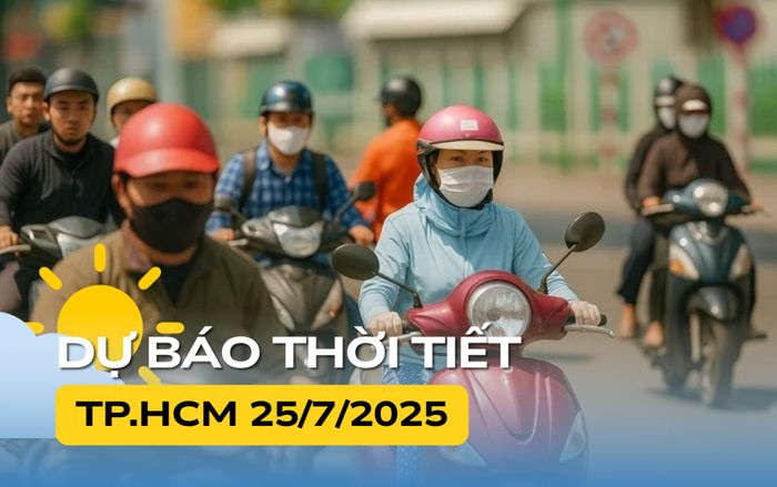 Thời tiết ngày mai (25/7) tại TP.HCM và Nam Bộ