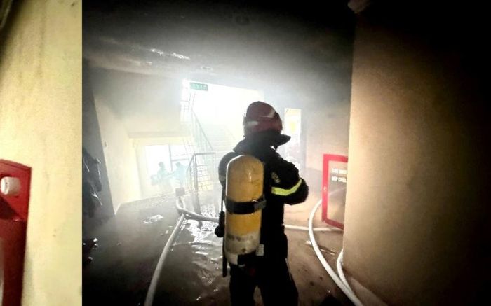 Cháy chung cư ở Hà Nội, 47 người được giải cứu